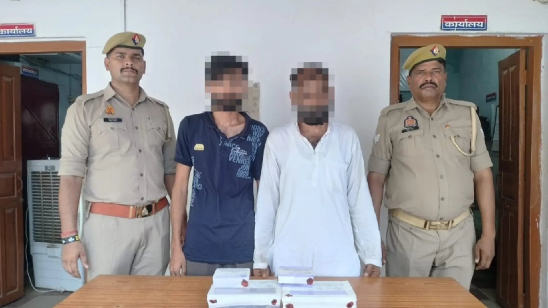 पीलीभीत: पशु तस्करों ने पुलिस पर चलाई गोली, मुठभेड़ में दो गिरफ्तार