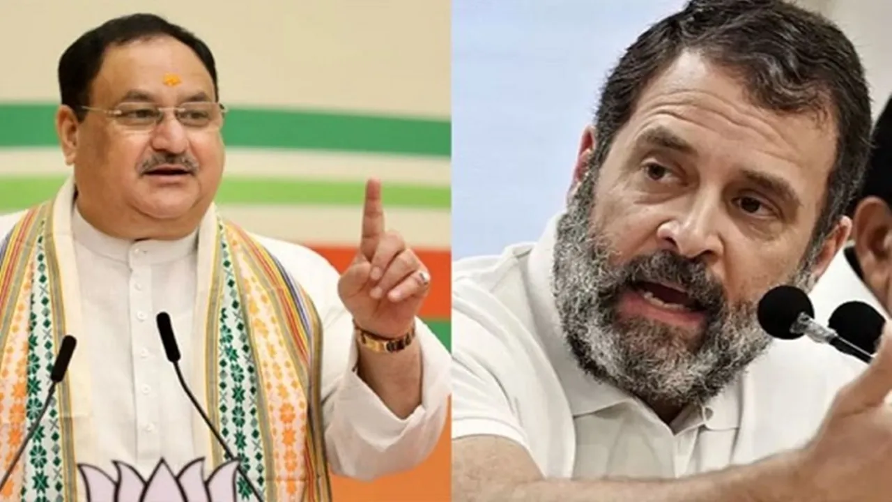 'मैच फिक्सिंग' टिप्पणी पर जेपी नड्डा का पलटवार- राहुल गांधी चुनावी हारों से हताश होकर लगा रहे हैं आरोप