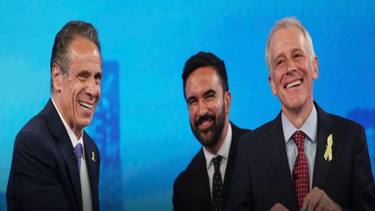 न्यूयॉर्क में मेयर पद का चुनाव: हिंदुओं ने कुओमो के समर्थन में बैनर लहराया 