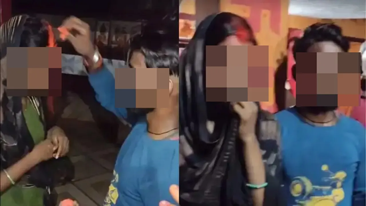 महिला को ग्रामीणों ने प्रेमी के साथ आपत्तिजनक हालत में पकड़ा, तो पति ने जबरन करा दी शादी, पत्नी की शिकायत पर केस दर्ज
