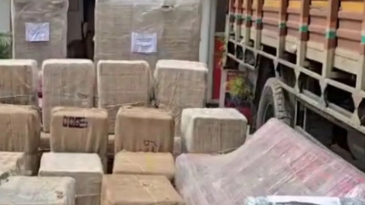 ऑन ड्यूटी आर्मी... लिखे ट्रक में असम से 3.12 करोड़ का गांजा भरकर ला रहे थे लखनऊ, जानिए एसटीएफ ने कैसे पकड़ा? 