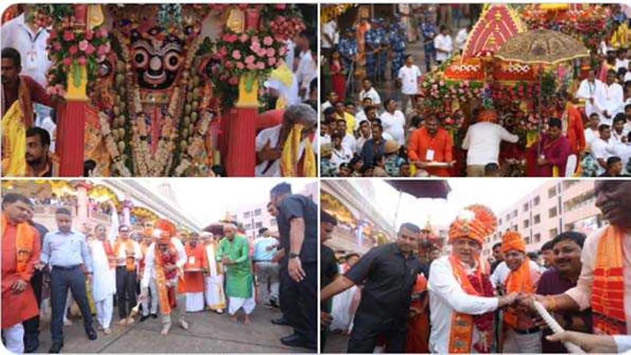 अहमदाबाद में भगवान जगन्नाथ की रथयात्रा शुरू, उमड़े हजारों श्रद्धालु, सीएम पटेल ने की ‘पहिंद विधि’, अमित शाह ने उतारी आरती