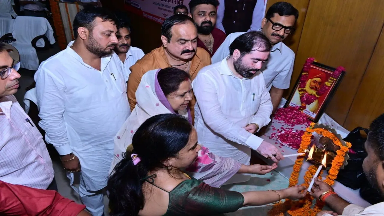 दानवीर भामाशाह ने राष्ट्र के विकास के लिये न्यौछावर किया अपना सर्वस्व : सतीश शर्मा