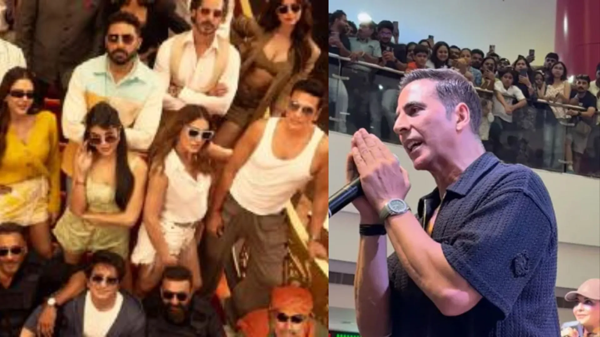 'हाउसफुल 5' के प्रचार के दौरान धक्का-मुक्की, पुणे में भीड़ को शांत करते दिखे खिलाड़ी कुमार