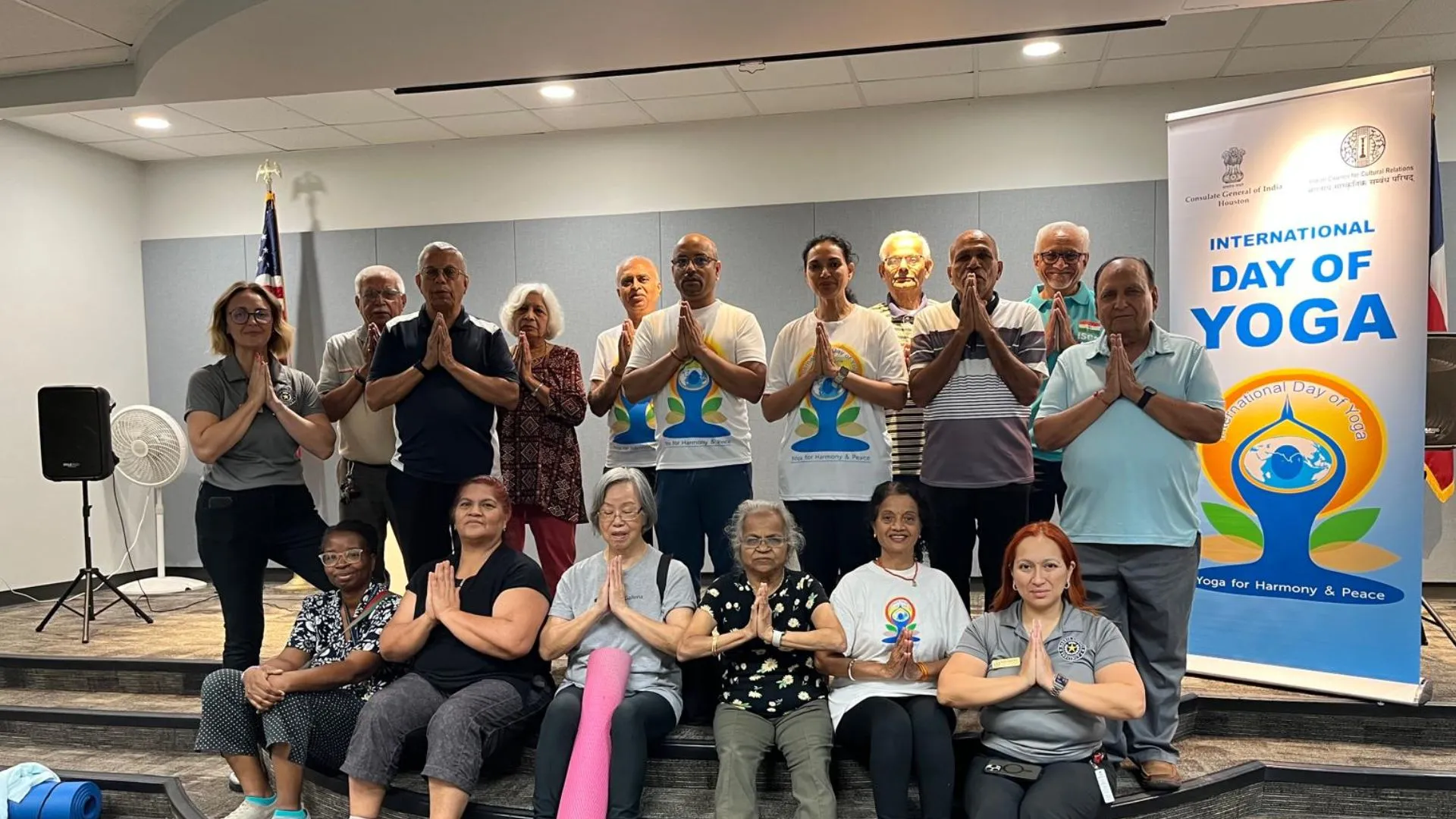 ह्यूस्टन में अंतरराष्ट्रीय योग दिवस का जश्न शुरू, CGI आयोजित करेगा 50 से अधिक कार्यक्रम