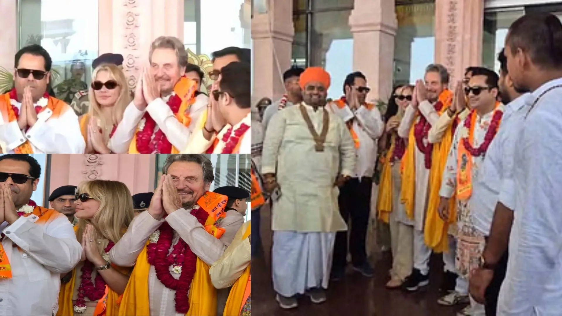 प्रसिद्द उद्योगपति एरोल मस्क पहुंचे अयोध्या, परिवार संग किये रामलला के दर्शन  