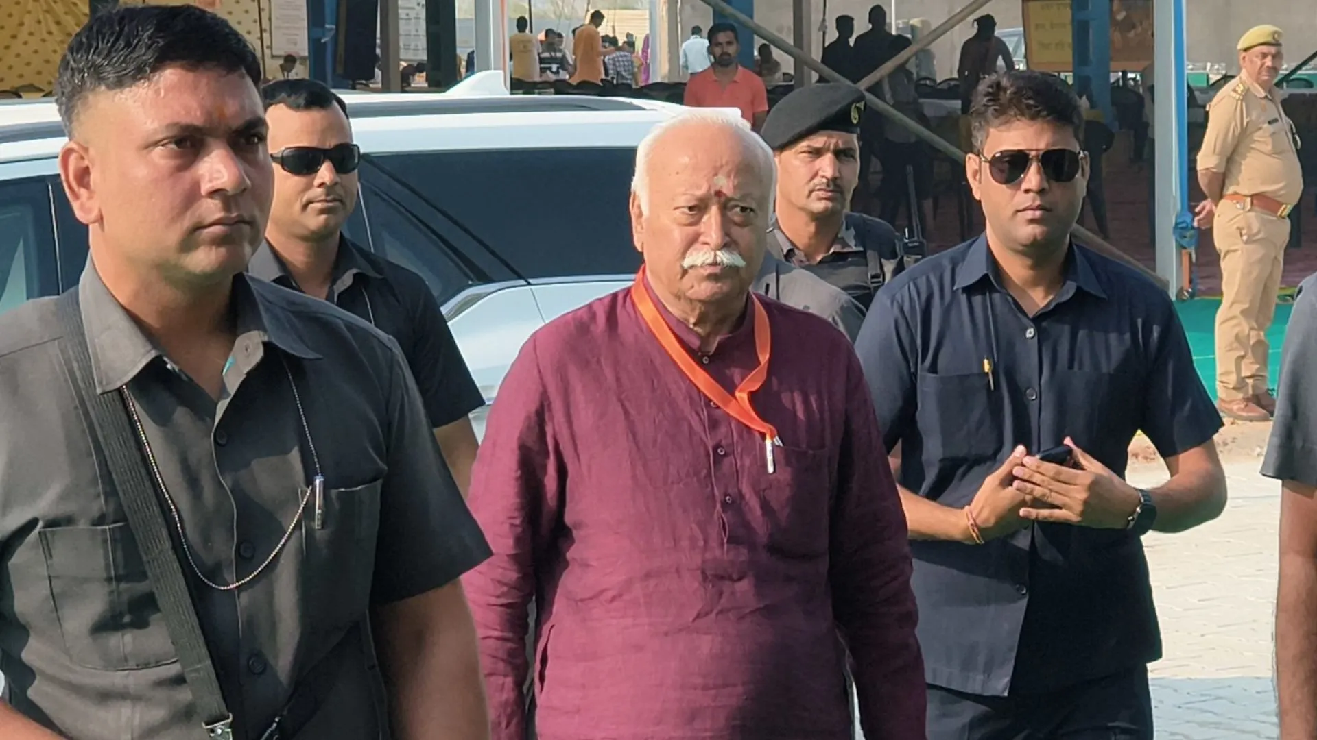 मथुरा पहुंचे RSS प्रमुख मोहन भागवत, तीन दिवसीय कार्यकर्ता विकास शिविर में होंगे शामिल, करेंगे संवाद