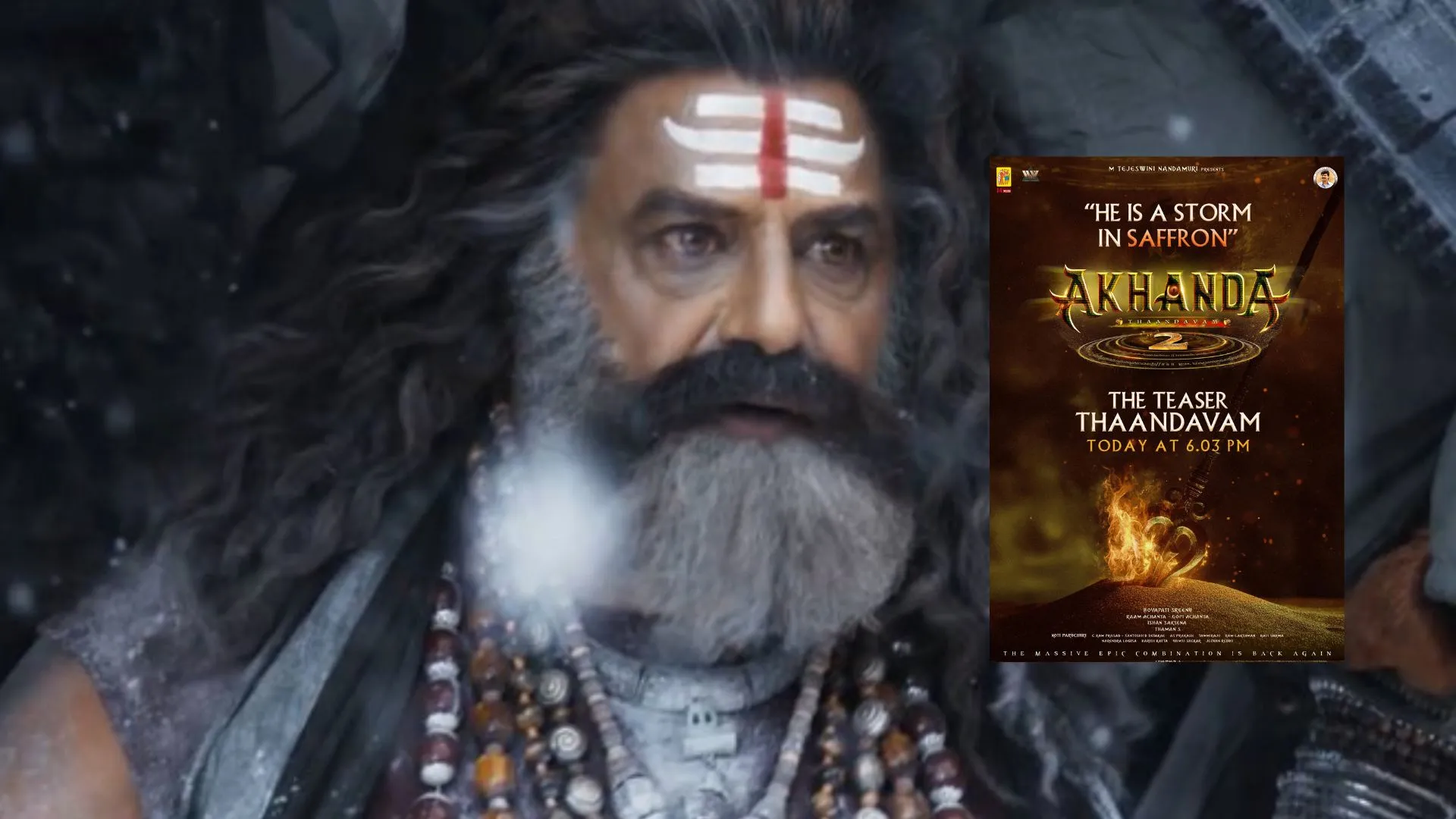 Akhanda 2 Teaser:  'अखंडा 2: तांडवम' का टीजर रिलीज, सिनेमाघरों में इस दिन दस्तक देंगे नंदमुरी बालकृष्ण