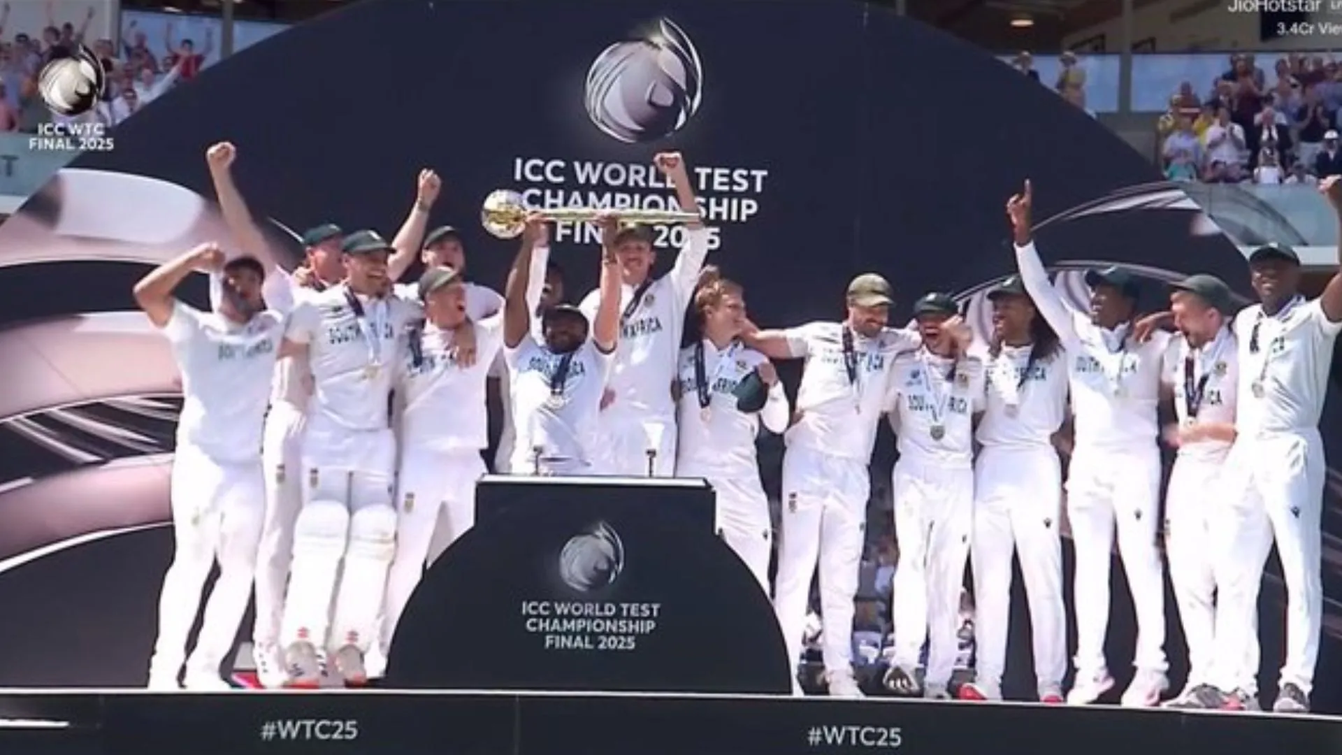 दक्षिण अफ्रीका ने रचा इतिहास: ऑस्ट्रेलिया को पांच विकेट से हराकर जीता पहला विश्व टेस्ट चैम्पियनशिप खिताब