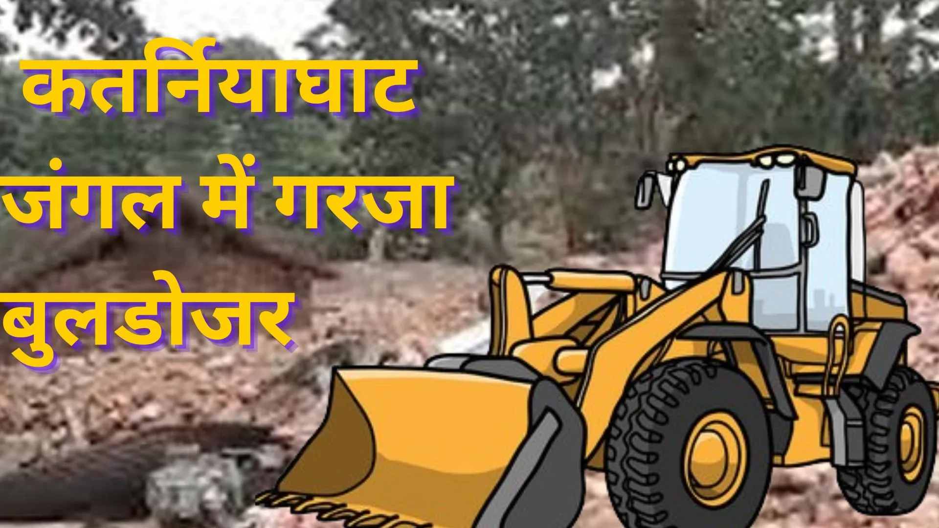 बहराइच में चार मजारों पर चला बुलडोजर, कतर्नियाघाट जंगल में वन विभाग की बड़ी कार्रवाई 