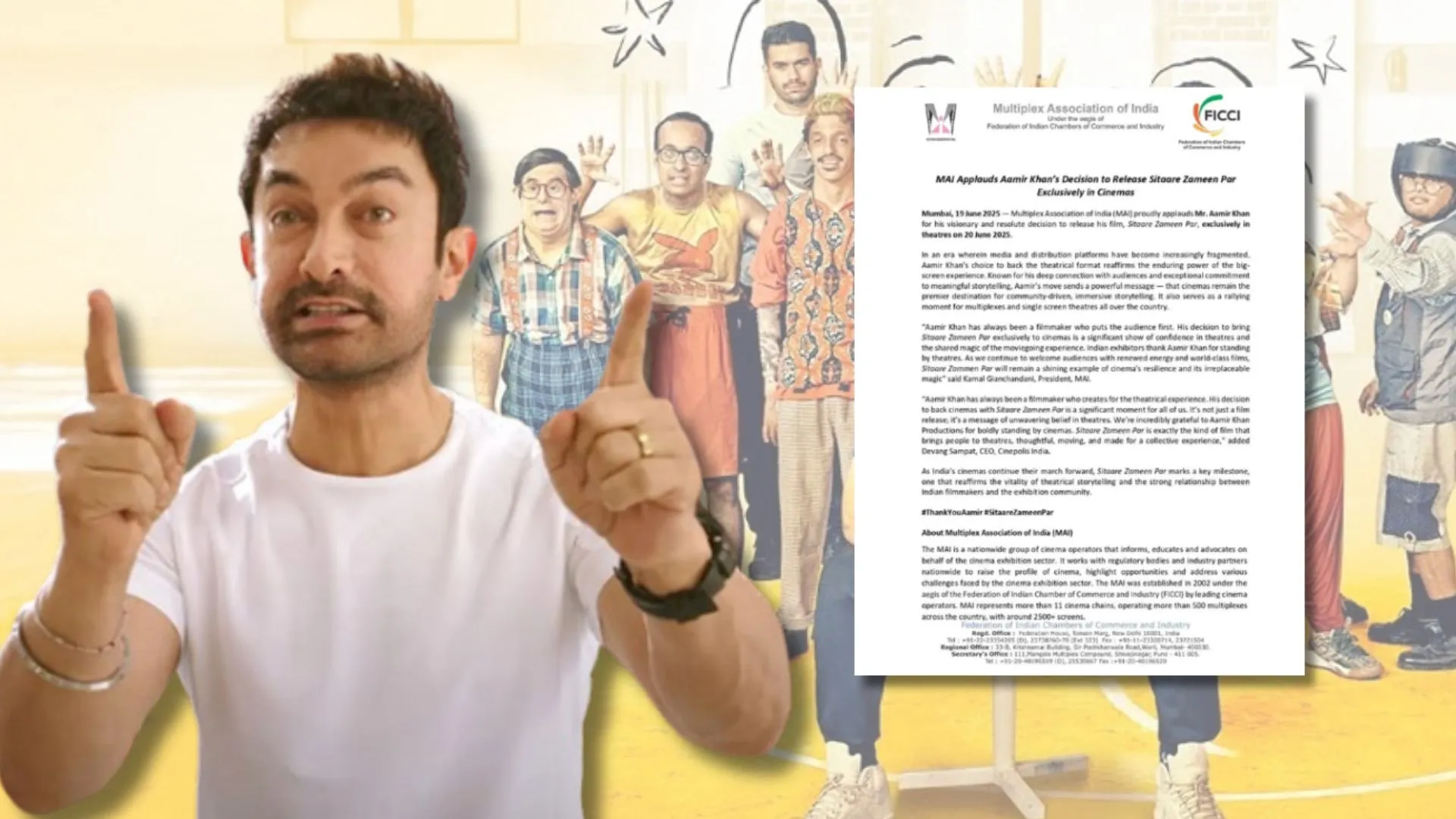 आमिर खान प्रोडक्शन्स ने MAI का जताया आभार, Exclusive Release पर किया पोस्ट साझा 