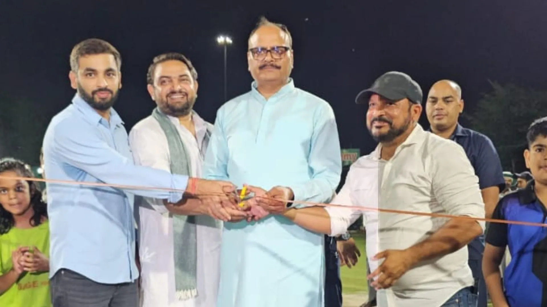 Sage Night Cricket Tournament : 8 टीमों के बीच होंगे रोमांचक मुकाबले, उप मुख्यमंत्री ब्रजेश पाठक ने किया  उद्घाटन 