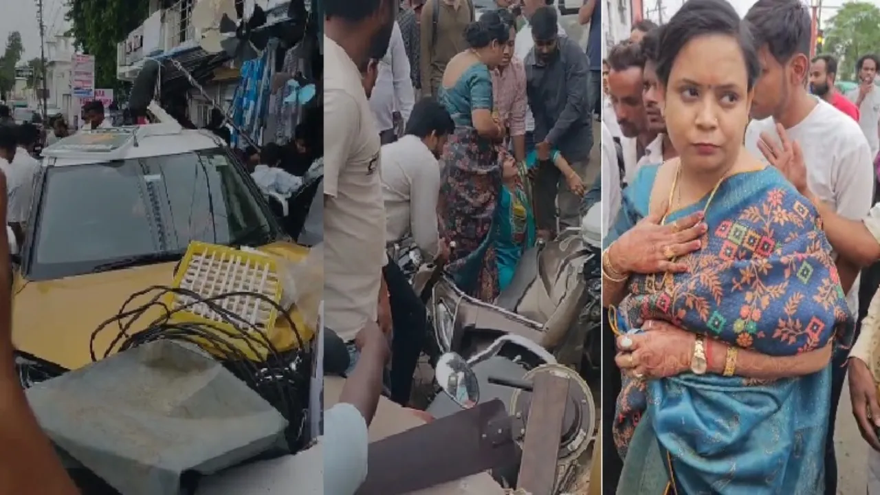 Overspeeding in Lucknow: कार सवार महिला ने कई गाड़ियों में टक्कर मार तीन को कुचला, एक की मौत