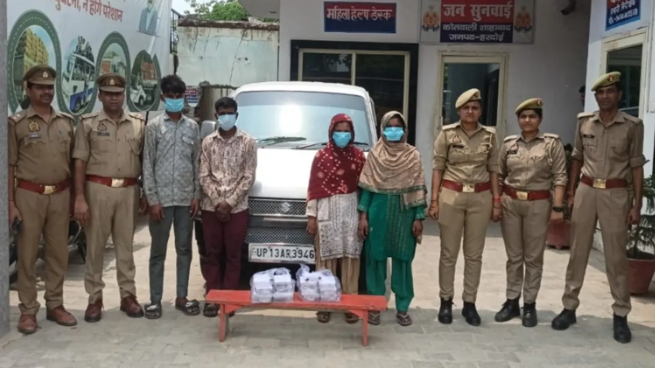 चार चोर गिरफ्तार (1)