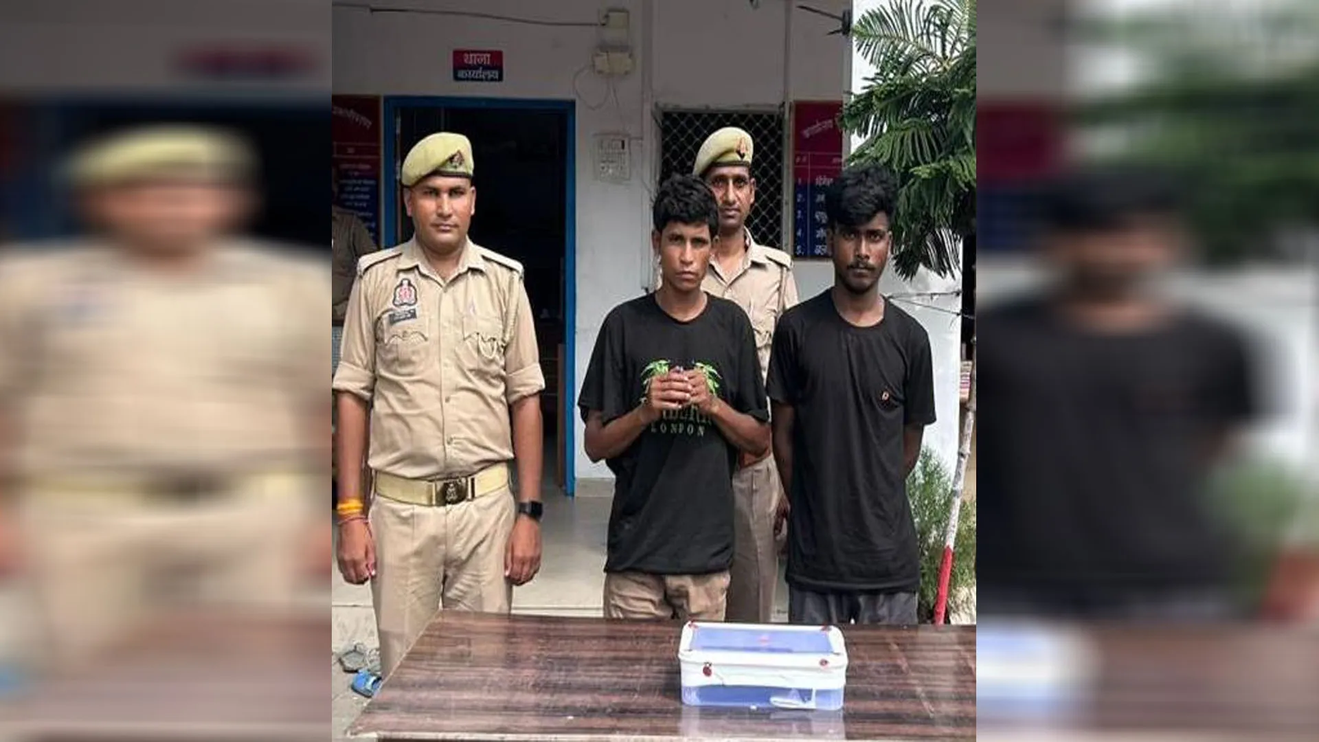 पीलीभीत: वर्कशॉप और मकान में सेंध लगाने वाले दो चोर गिरफ्तार...डीवीआर व नकदी बरामद 