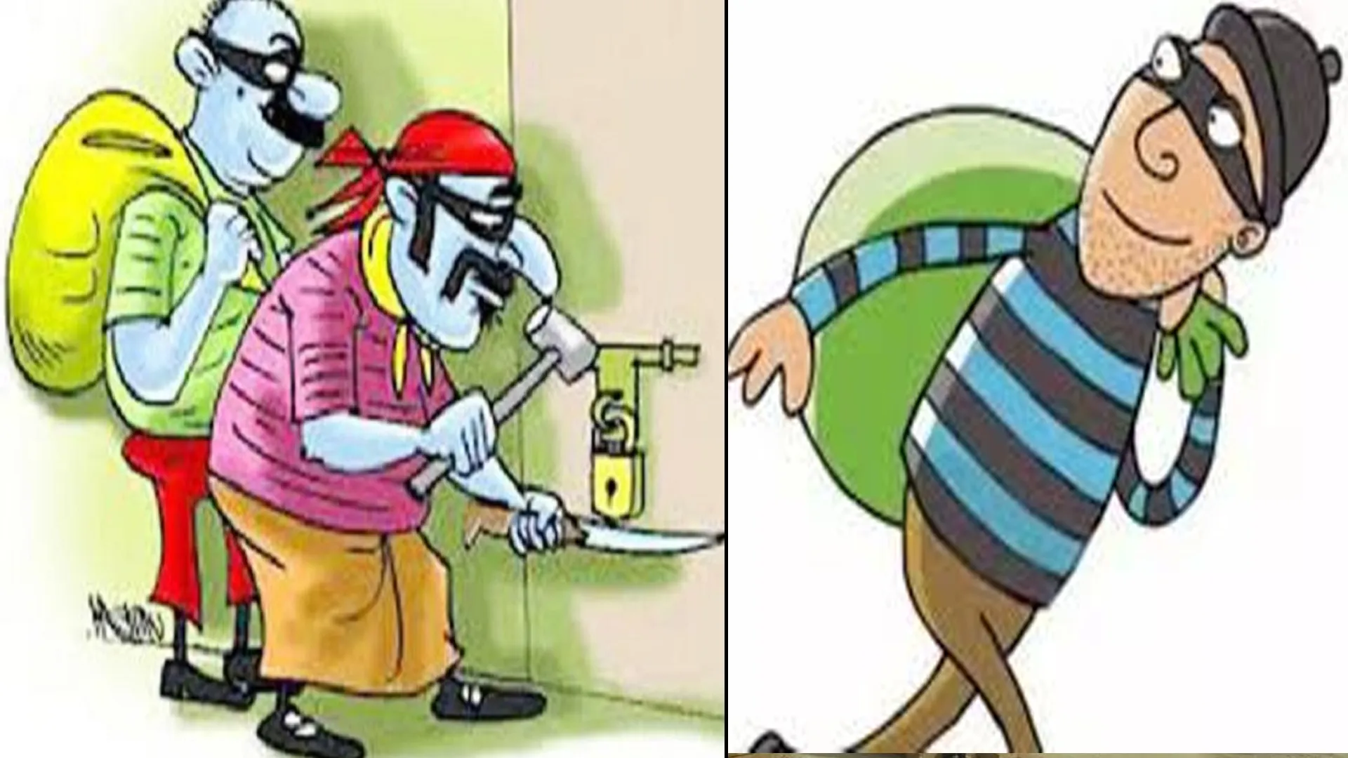 अमरोहा : एक रात में चार घरों से लाखों की नकदी, आभूषण चोरी