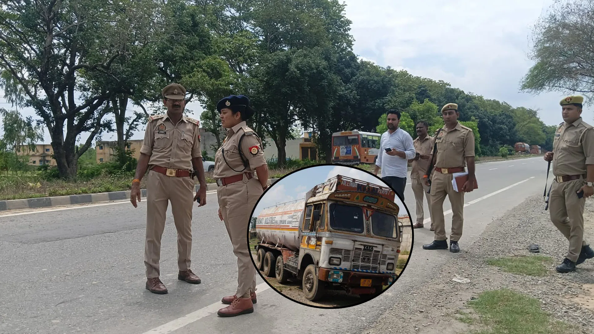 शाहजहांपुर: सड़क किनारे झगड़ा पड़ा भारी...बाइक और कार सवारों को टैंकर ने रौंदा, तीन लोगों की मौत