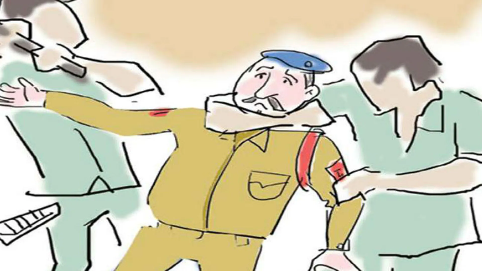 बदायूं: महिलाओं से अभद्रता करने पर टोका तो पुलिसकर्मियों पर जानलेवा हमला