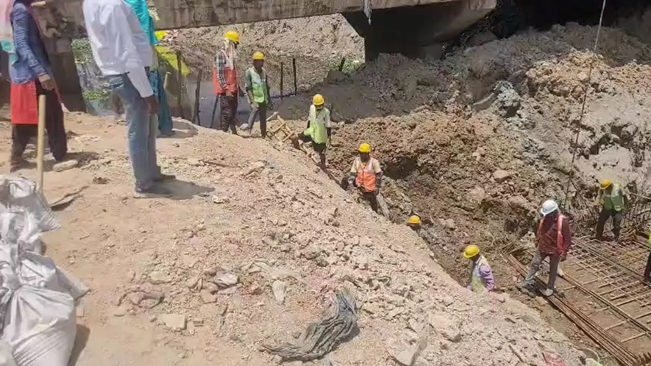 पुल निर्माण में लापरवाही