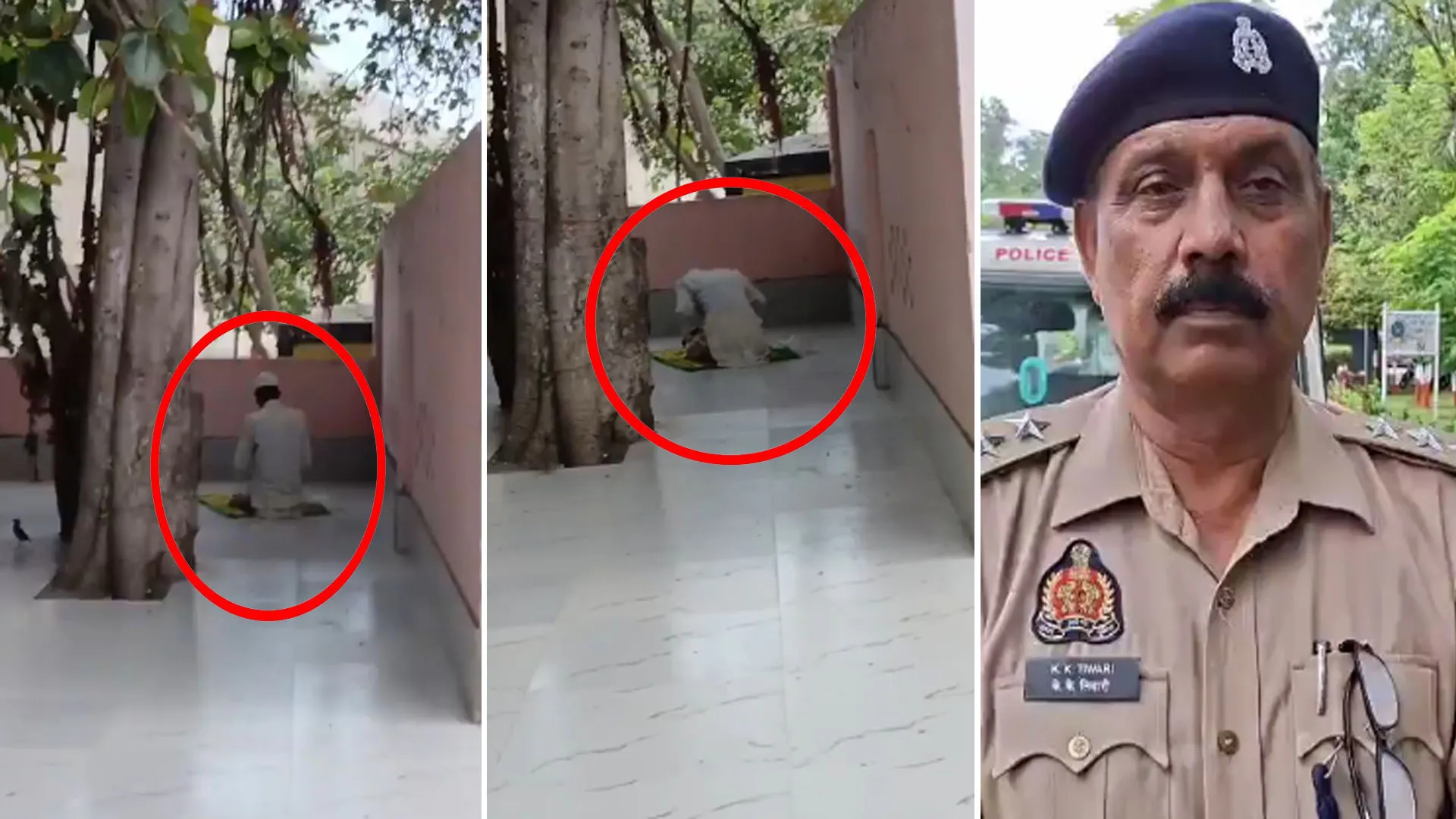 UP: माहौल बिगाड़ने की कोशिश ! युवक ने मंदिर में पढ़ी नमाज, वीडियो वायरल हुआ तो पुलिस ने किया गिरफ्तार