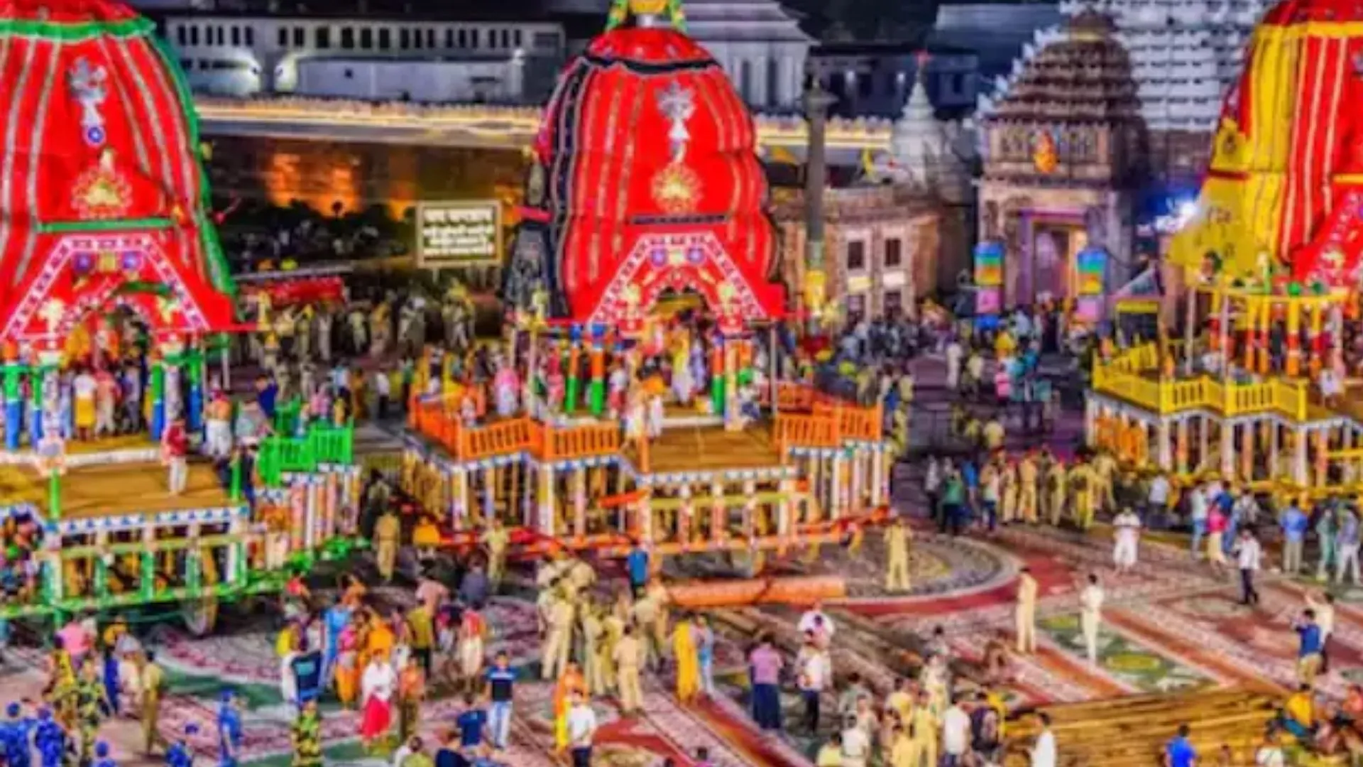 कड़ी सुरक्षा के बीच गुंडिचा मंदिर पहुंचा बलभद्र का रथ, पहले दिन ही 600 श्रद्धालु हुए घायल 