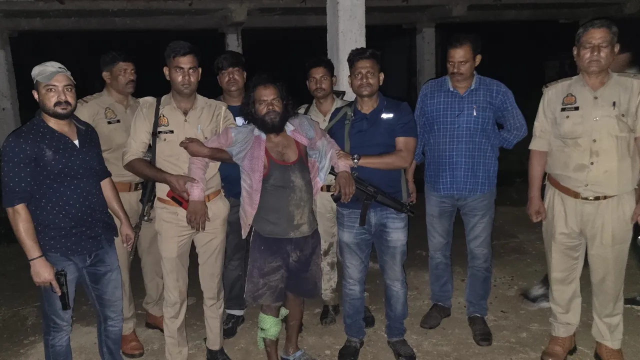 कौशांबीः दोहरे हत्याकांड का आरोपी पुलिस मुठभेड़ में गिरफ्तार, जिला अस्पताल में भर्ती 
