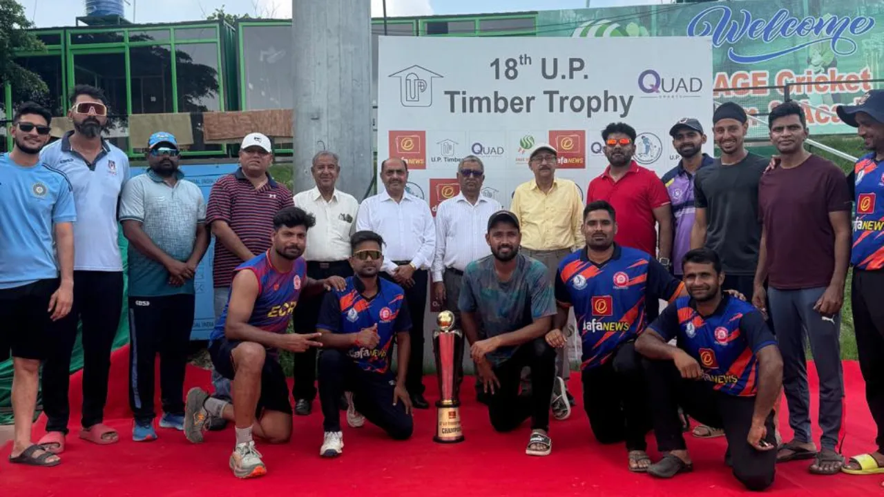 युवराज के शानदार खेल से एनईआर ने टिंबर ट्रॉफी पर किया कब्जा, फाइनल में ध्रुव अकादमी को हराया