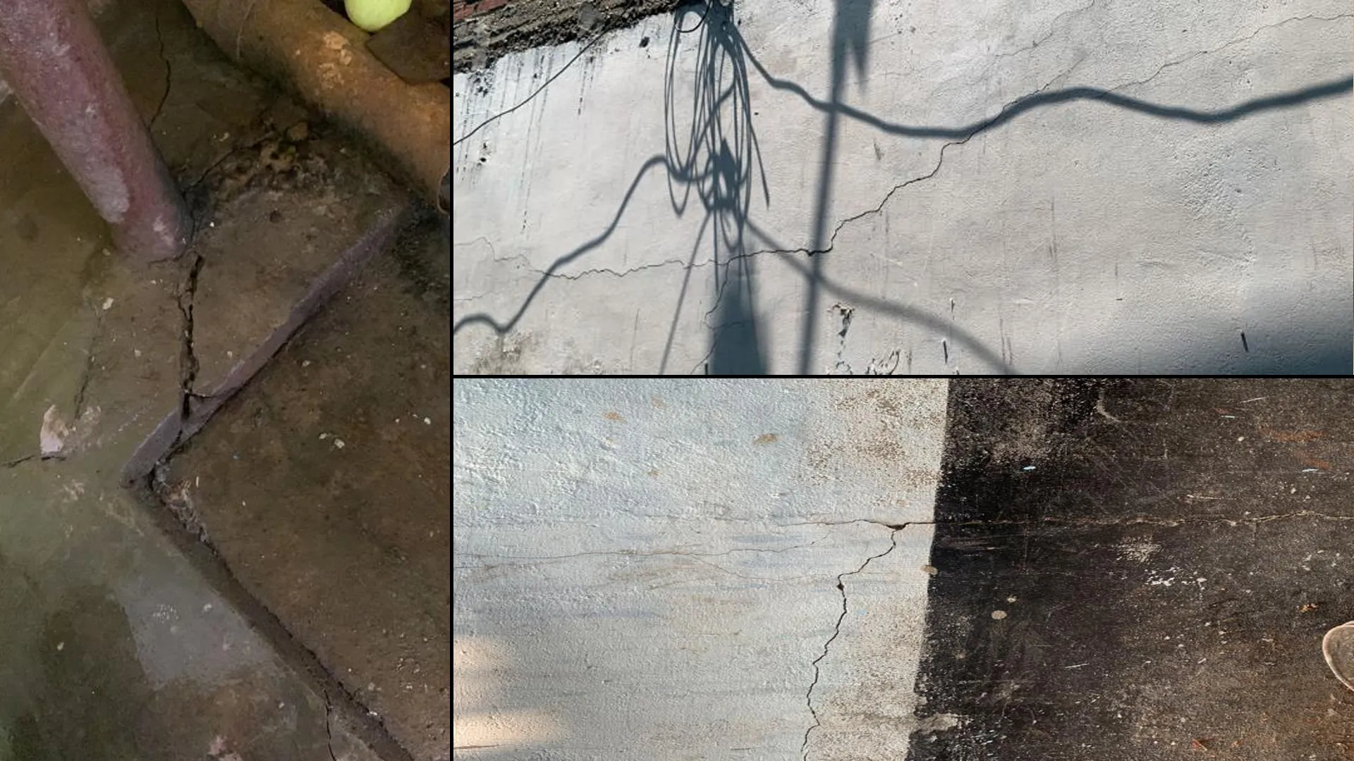 बरेली : घरों की नींव में लग रहा पानी, दरक गईं मकानों की दीवारें...60 घरों के लोग परेशान