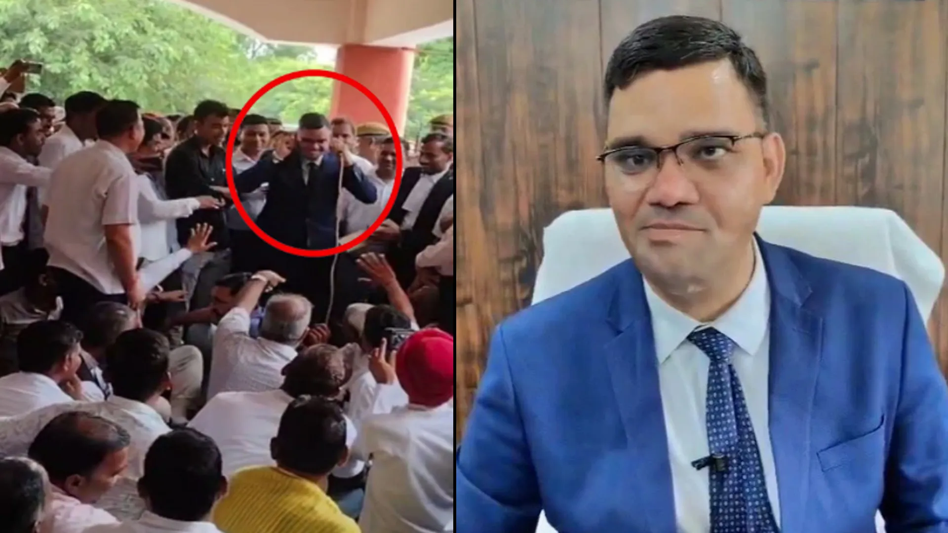 शाहजहांपुर : वकीलों के सामने कान पकड़कर उठक-बैठक लगाने वाले एसडीएम रिंकू सिंह का ट्रांसफर