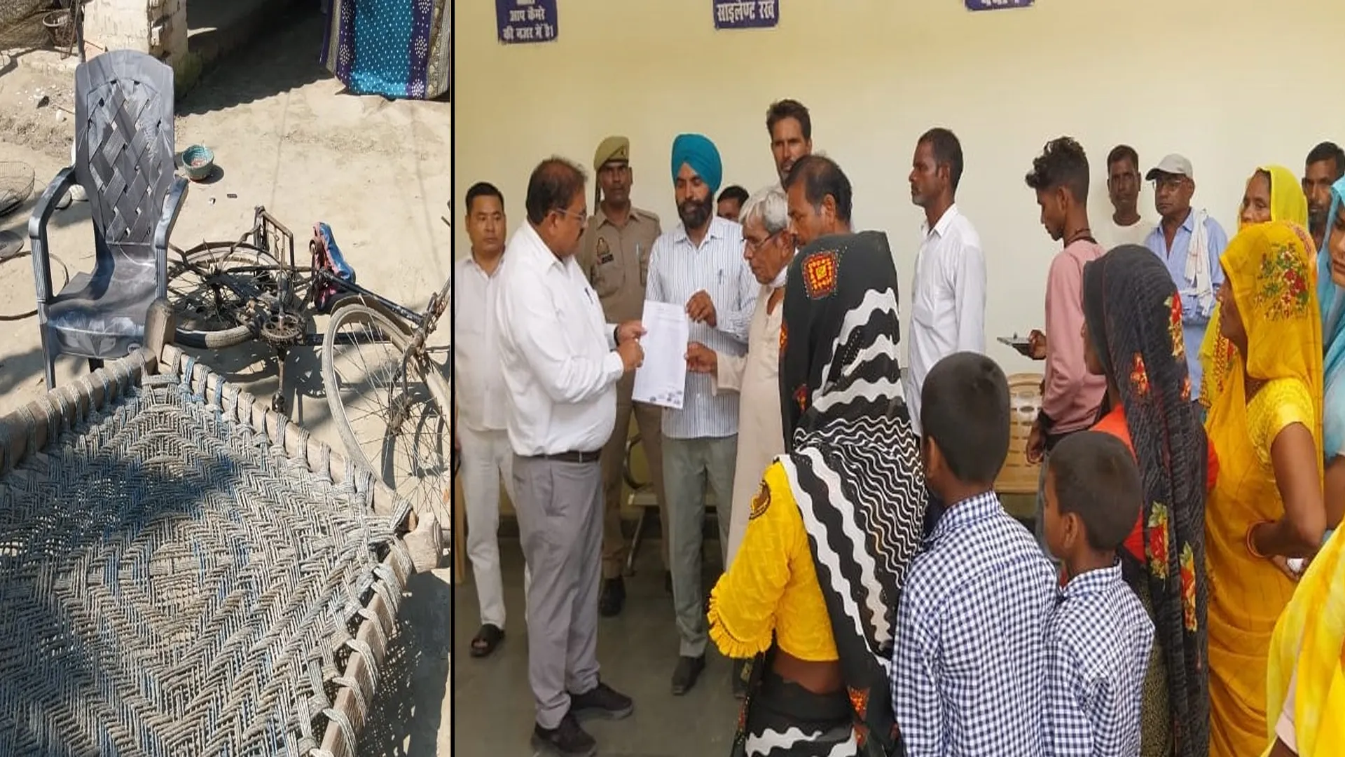 लखीमपुर खीरी : मझगईं पुलिस ने कई घरों में की तोड़फोड़ व महिलाओं से अभद्रता