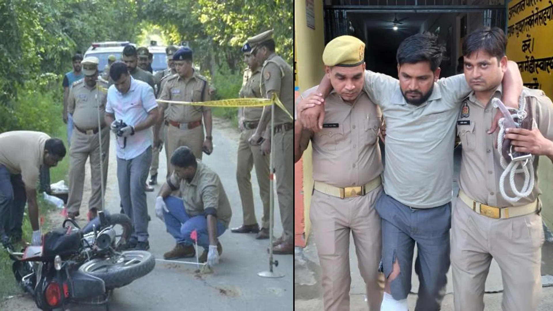 संभल : सर्राफ से लूट में बांछित बदमाश को मुठभेड़ में दबोचा