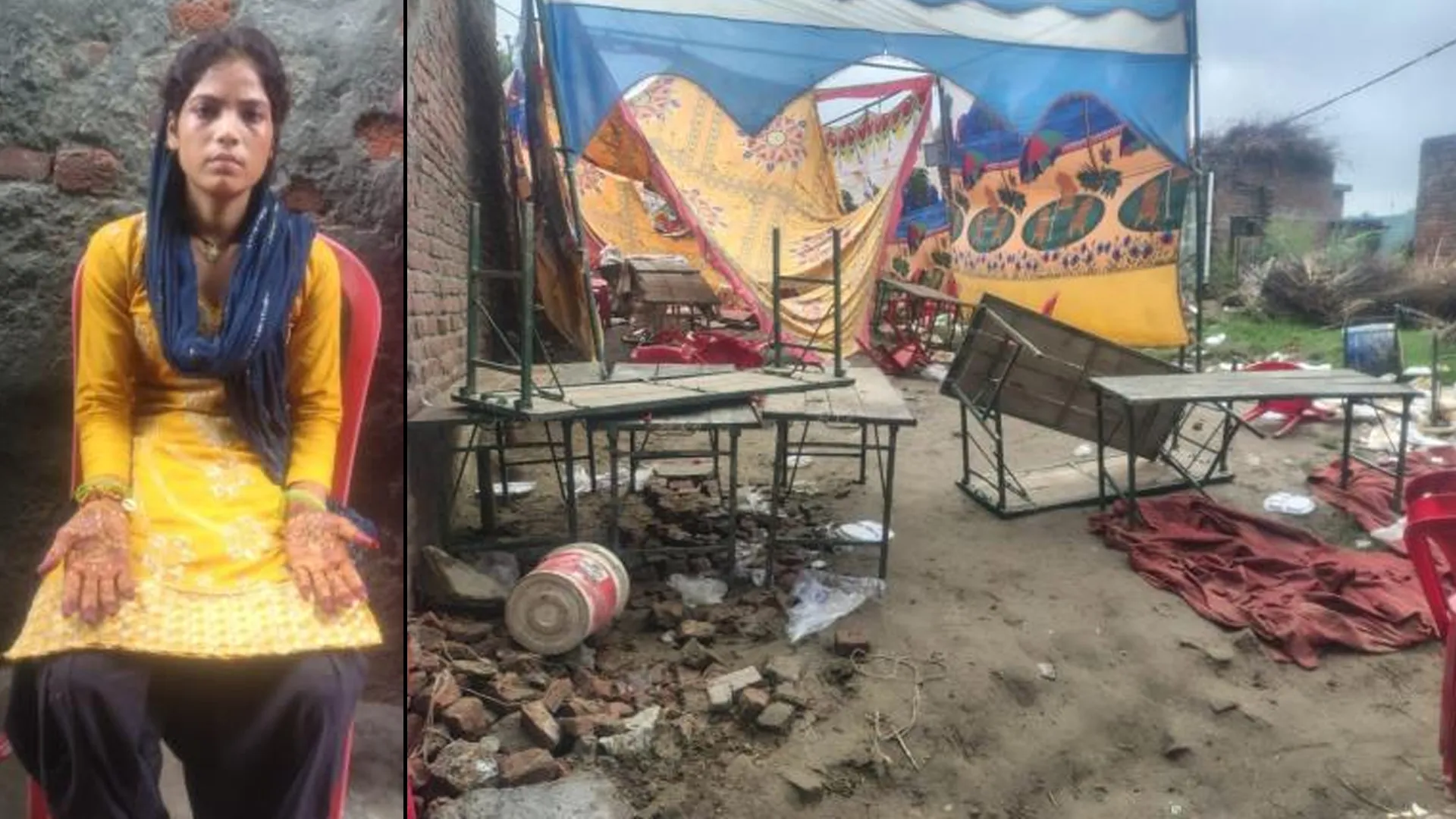 संभल : दूल्हा-दुल्हन पक्ष में जमकर मारपीट, पुलिस पर भी पथराव