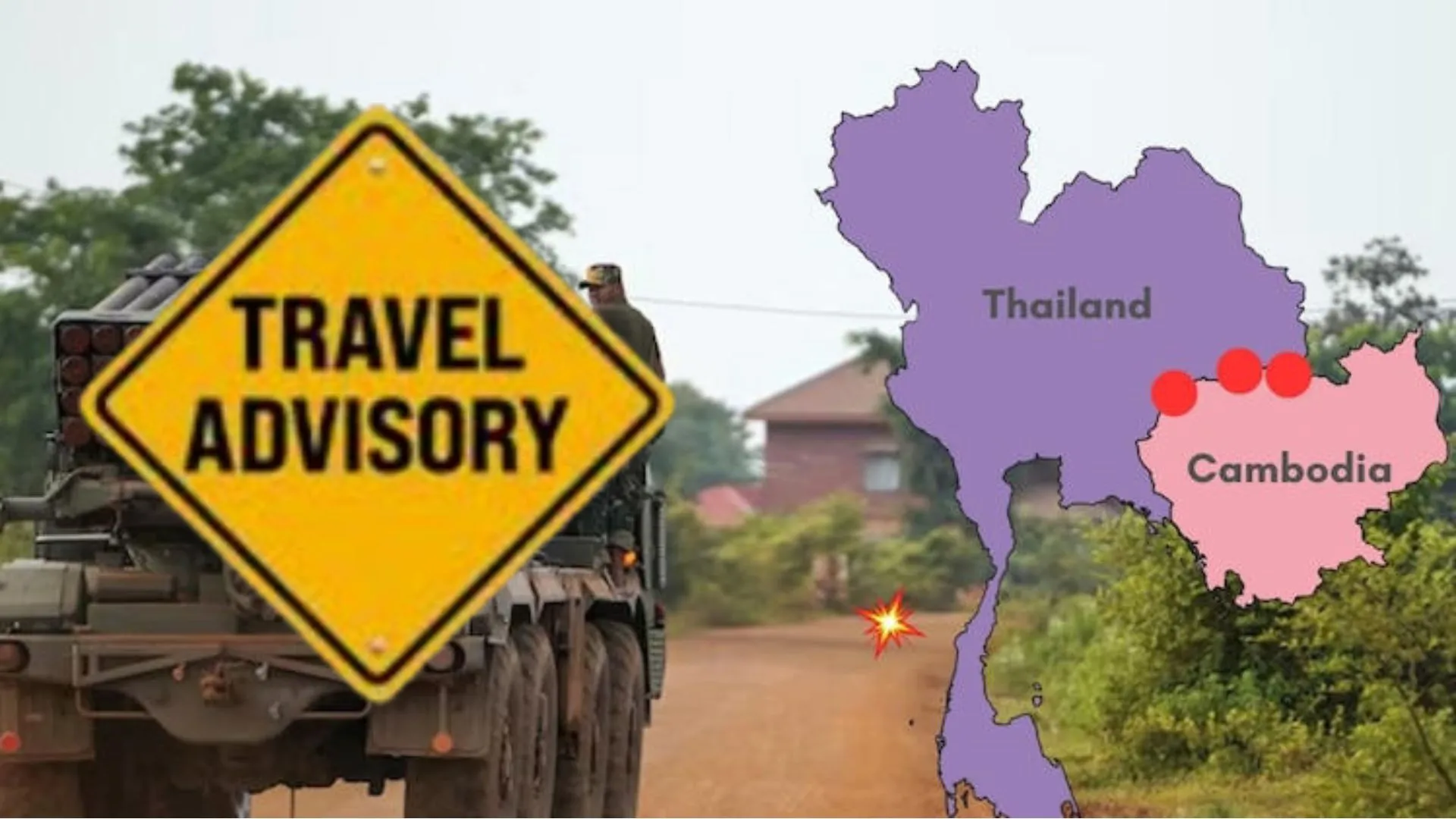 Cambodia–Thailand conflict : थाईलैंड के बाद अब कंबोडिया में भारतीय नागरिकों के लिए एडवाइजरी, हेल्पलाइन नंबर किया जारी 