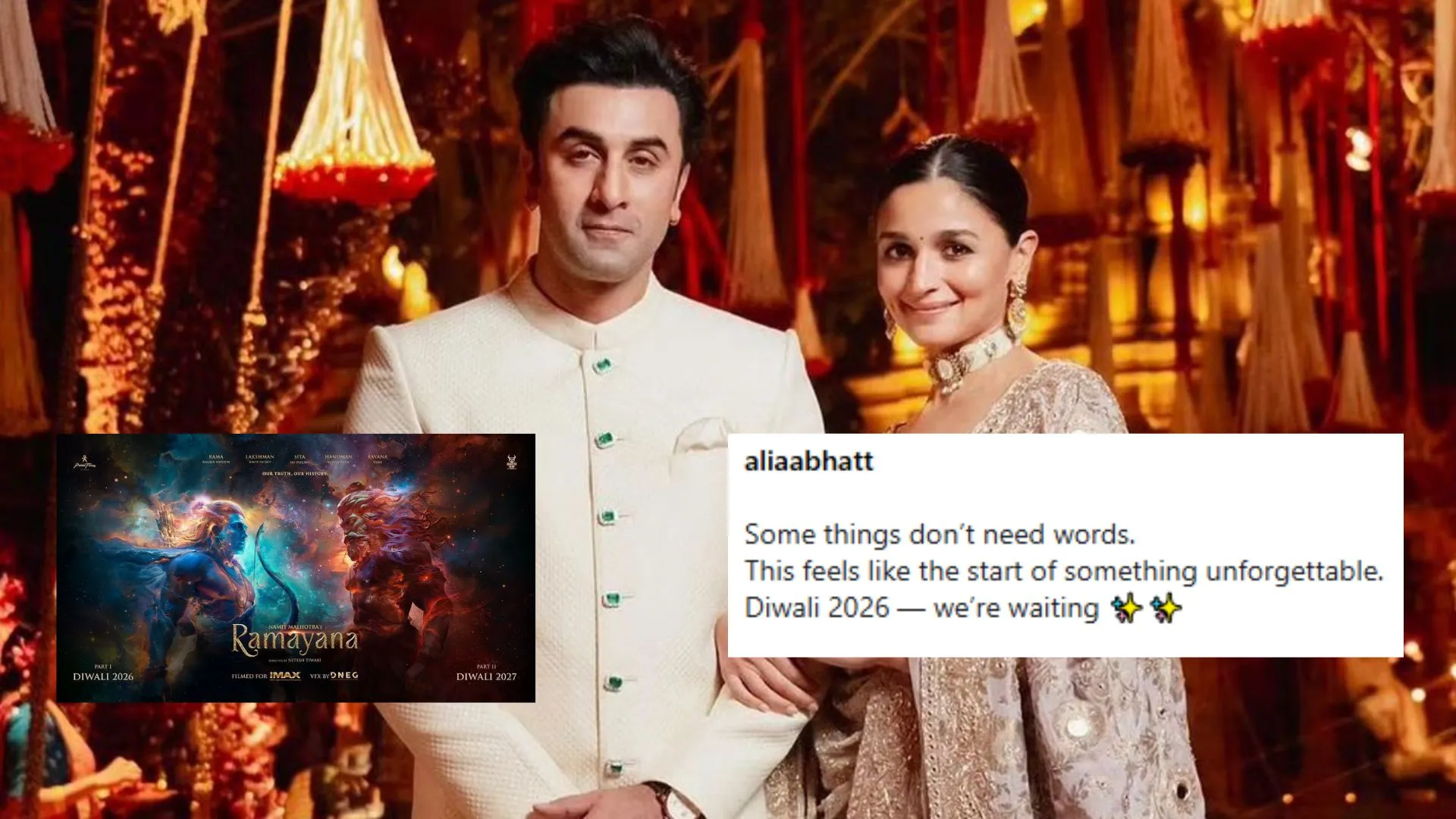 पति रणबीर कपूर की फिल्म रामायण का टीजर देख भावुक हुई आलिया, बोली- कुछ चीजों को शब्दों की जरूरत नहीं