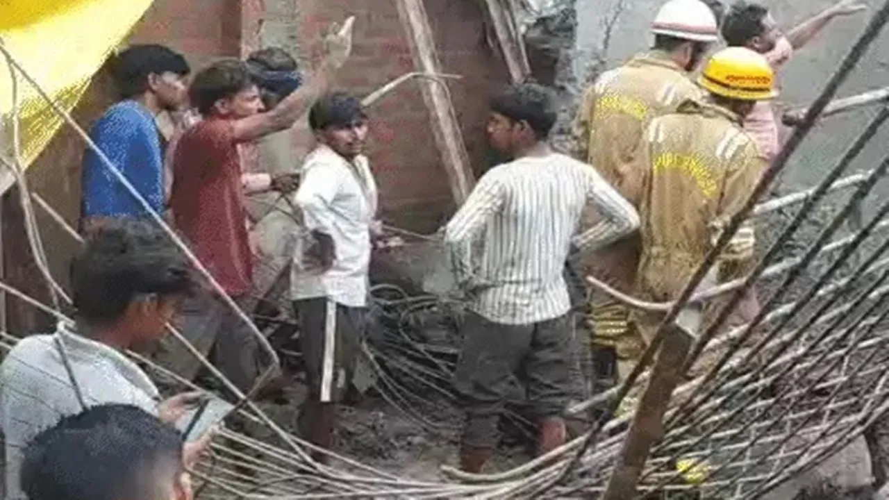कन्नौज में निर्माणाधीन मकान का लिंटर गिरा, दो की मौत, एक गंभीर