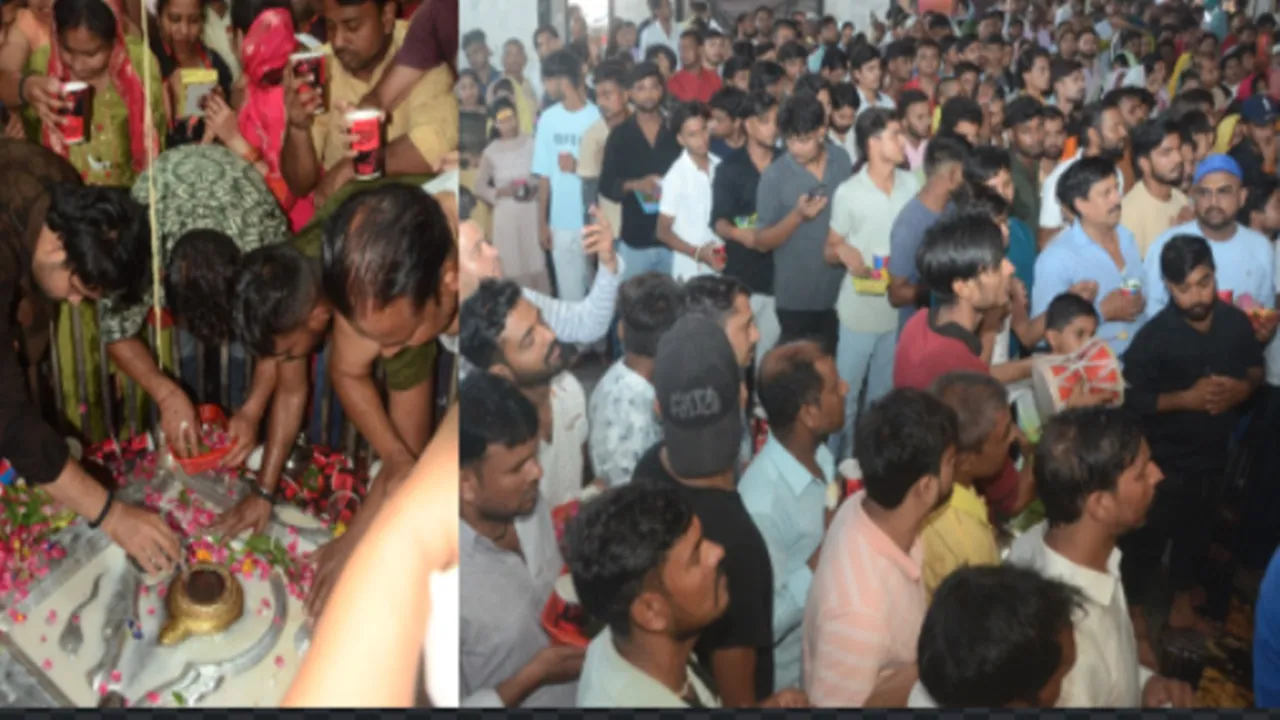 कानपुर: सावन का पहला सोमवार कल, शिव मंदिरों में देर रात से लगी भक्तों की कतारें