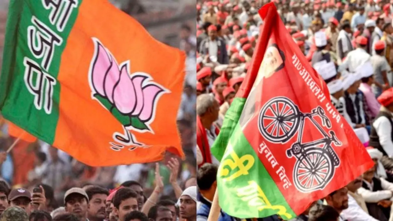 सपा के पोस्टर पर भाजपा ने किया पलटवार, कहा- यह हसरत पूरी नहीं होगी