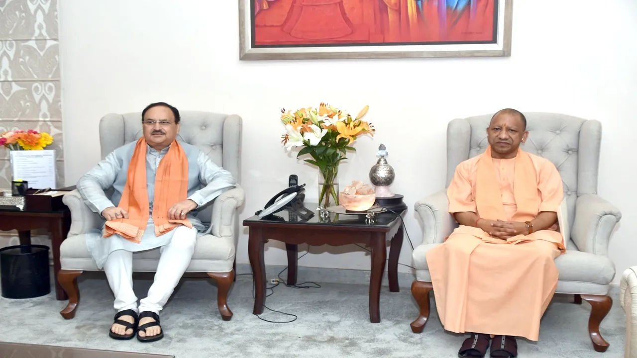 नये भाजपा प्रदेश अध्यक्ष की अटकलों के बीच दिल्ली पहुंचे सीएम योगी, जेपी नड्डा से की मुलाकात, अटकलों का बाजार गर्म