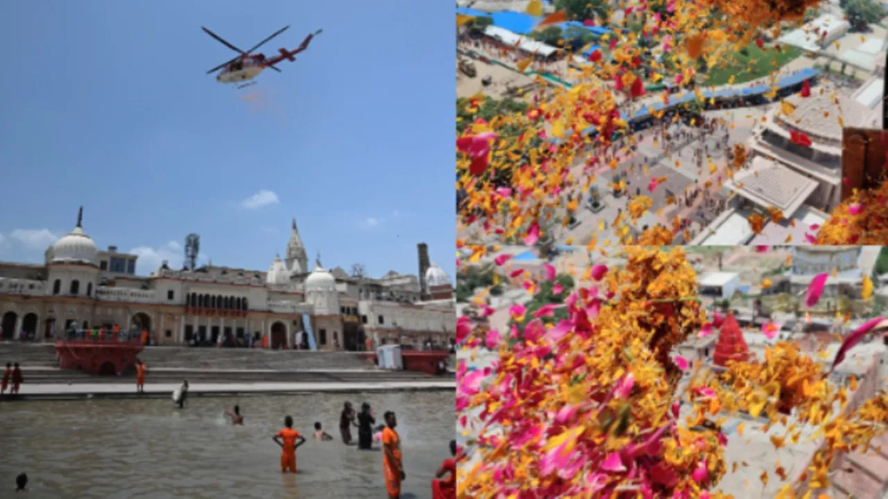 अयोध्या में आस्था को मिला सम्मान! डीएम और एसएसपी ने कांवड़ियों पर बरसाए पुष्प, देखें वीडियो