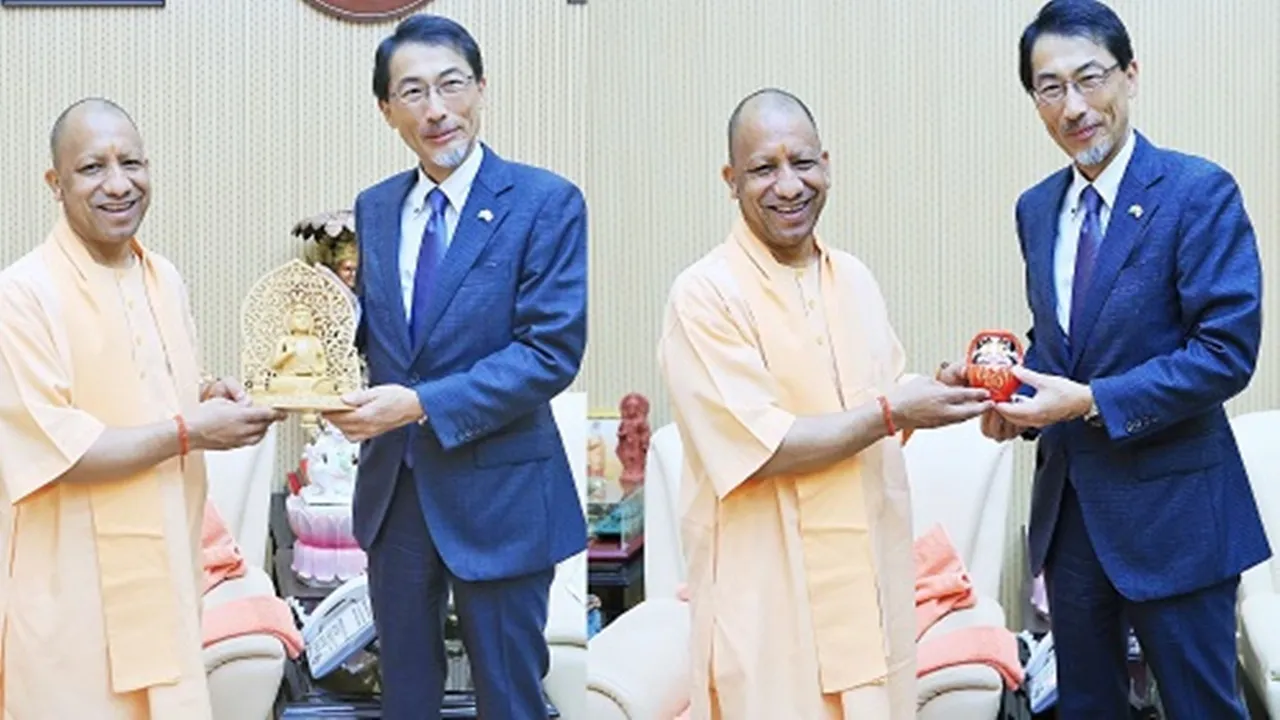 जापानी राजदूत ने सीएम योगी से की मुलाकात, 4 प्रमुख क्षेत्रों में बढ़ेगी यूपी-जापान की साझेदारी