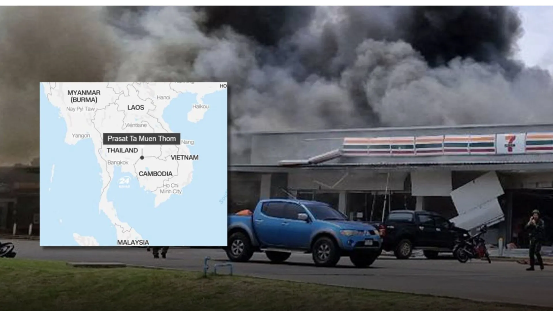 सीमा विवाद को लेकर कंबोडिया पर थाईलैंड की सैन्य कार्रवाई: F-16 जेट से बोला हमला, 9 सिविलियन की मौत 