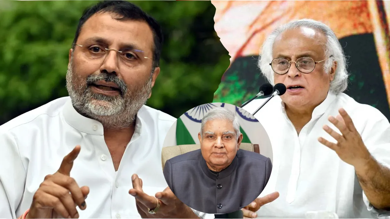 जगदीप धनखड़ के अचानक से दिए इस्तीफे ने मचाया सियासी तूफान! निशिकांत दुबे ने कांग्रेस पर साधा निशाना