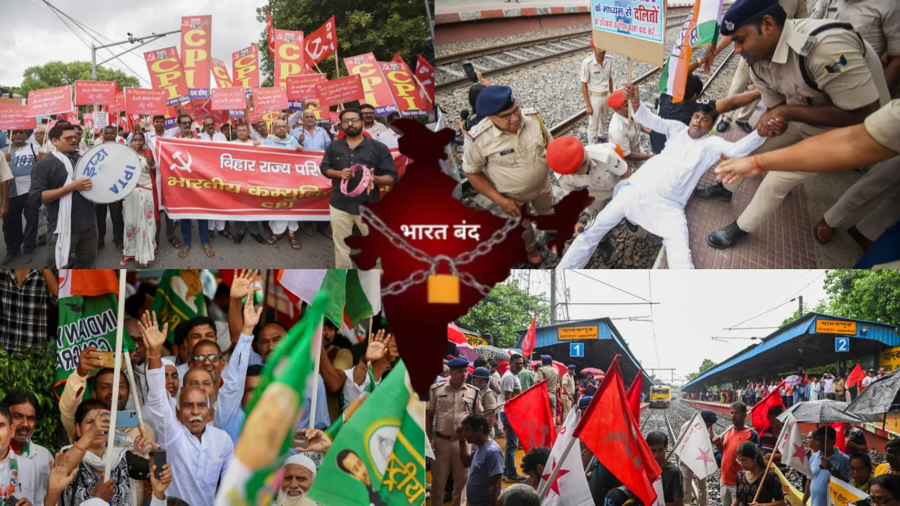 Bharat Bandh: बिहार से लेकर केरल तक दिखा बंद का असर, कहीं हुआ चक्का जाम तो कहीं रूकी ट्रेनें, जानें क्या है यूपी का हाल