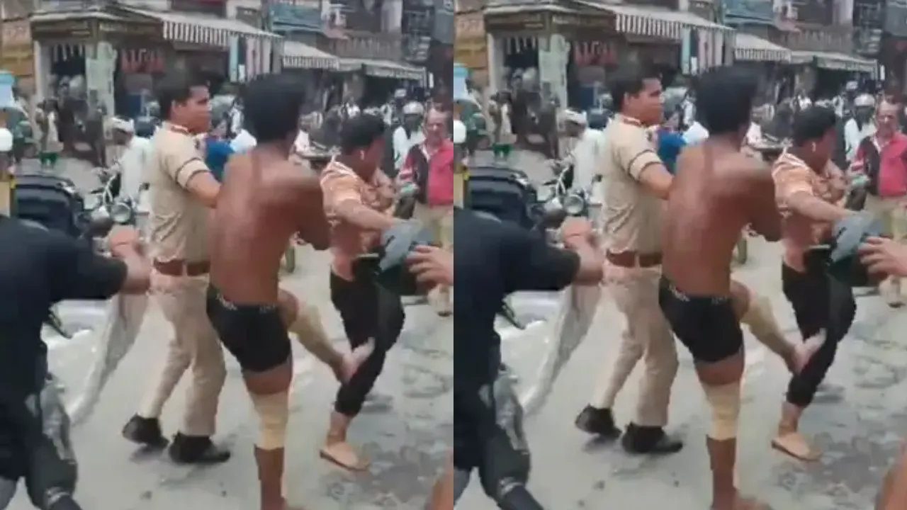 मुजफ्फरनगर में कांवड़ियों का तांडव, युवक की जमकर की पिटाई, बाइक पर भी बरसाए डंडे