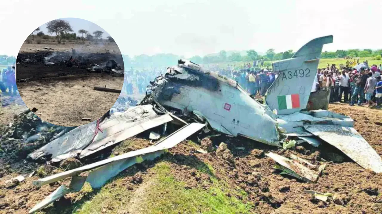 राजस्थानः चुरू में क्रैश हुआ भारतीय सेना का फाइटर प्लेन, इलाके में मची अफरा-तफरी