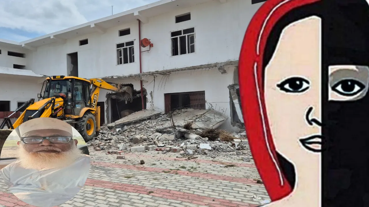 बलरामपुर : छांगुर बाबा की आलीशान कोठी पर दूसरे दिन भी गरज रहे 10 बुलडोजर 