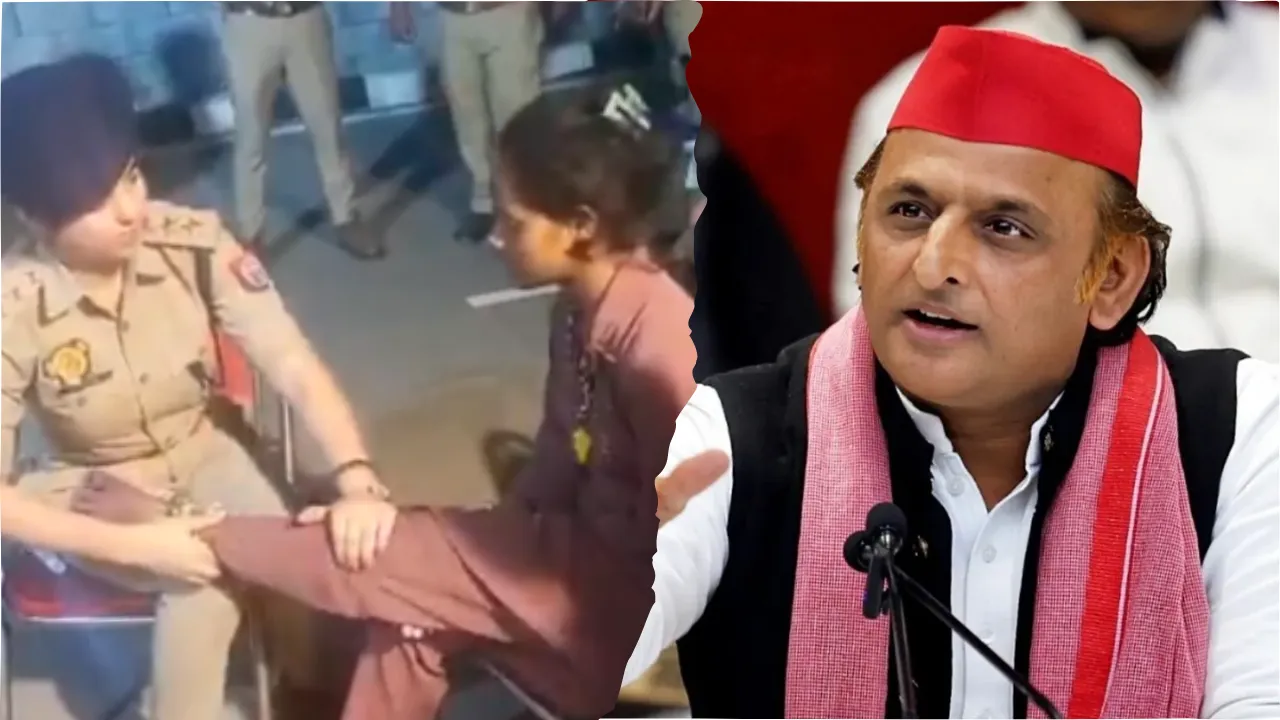कांवड़ियों के पैर दबाते महिला पुलिस अधिकारी की अखिलेश यादव ने की तारीफ, कहा- 'सेवा का भाव अच्छा है अगर...'