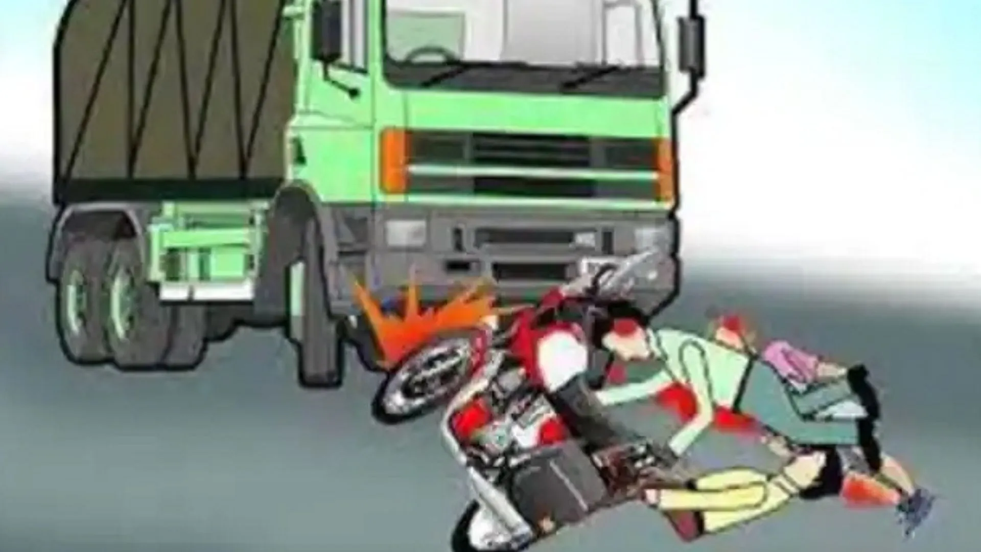 मुजफ्फरनगर में दर्दनाक हादसा: तेज रफ्तार ट्रक ने मारी टक्कर, बाइक सवार पिता-पुत्र की मौत 