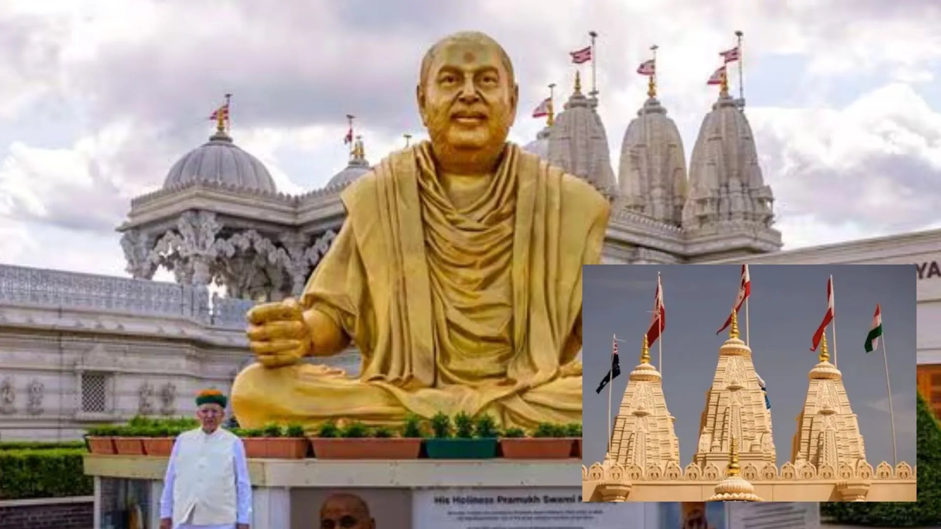 ऑस्ट्रेलिया के मेलबर्न में हिंदू विरोधी घटना,  श्री स्वामीनारायण मंदिर की दीवारों पर लाल रंग से लिखी गईं नस्लवादी बातें 