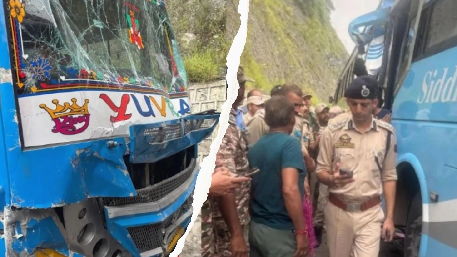 Amarnath Yatra Accident: पहलगाम जाते समय अमरनाथ यात्रा में दुर्घटना,  पांच बसों की टक्कर से 36 श्रद्धालु घायल  